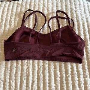 lululemon athletica Women's Burgundy Sports Bra